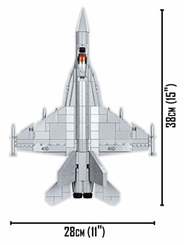 COBI 5804 F/A-18E Super Hornet Top Gun Toys, grau - 4