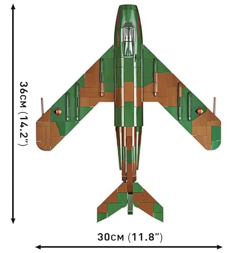 COBI 5825 LIM-5 (MiG-17F) – East Germany Air Force Maße