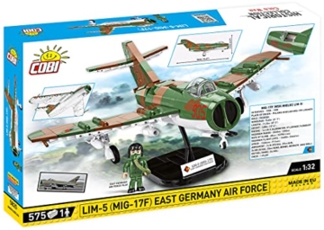 COBI 5825 LIM-5 (MiG-17F) – East Germany Air Force Box Rückseite