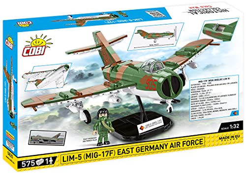 COBI 5825 LIM-5 (MiG-17F) – East Germany Air Force Box Rückseite