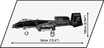 COBI 5837 A-10 Thunderbolt II Warthog Länge Höhe