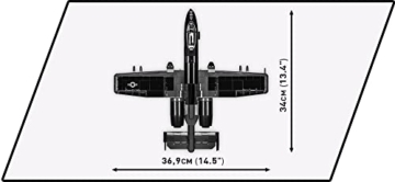 COBI 5837 A-10 Thunderbolt II Warthog Breite Maße