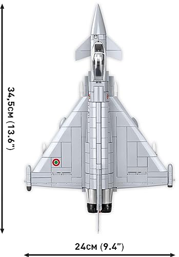 COBI 5849 Eurofighter F2000 Typhoon Länge Breite