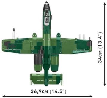 COBI 5856 A-10 Thunderbolt II Warthog Maße