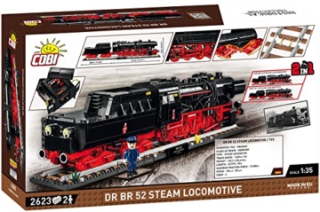 COBI 6280 DR BR 52 Dampflokomotive Box Rückseite