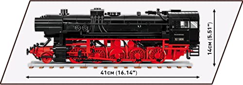 COBI 6283 BR52 TY-2 Dampflokomotive 2 in 1 Maße Länge Höhe