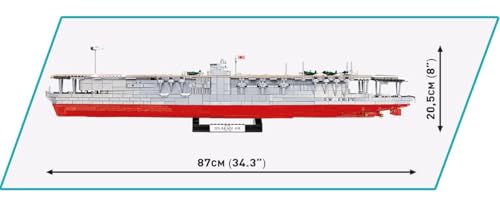 COBI AKAGI 赤城 Aircraft Carrier, Largo, 34.3 inches x 8 inches x 6.7 inches - 3