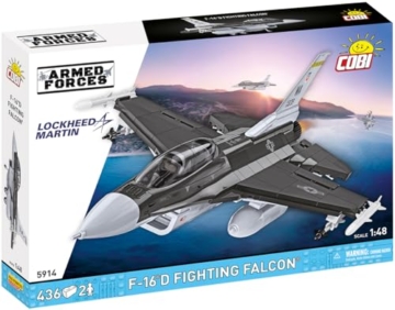 COBI Armed Forces F-16D Fighting Falcon, Maßstab 1:48, 436 Teile - 3