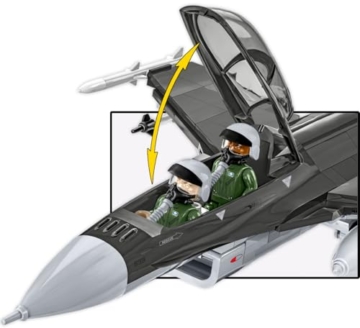 COBI Armed Forces F-16D Fighting Falcon, Maßstab 1:48, 436 Teile - 5