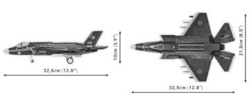 COBI.Bike F-35B STOVL Lightning II, Grau Metallisch - 4
