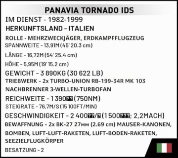 COBI.bike Panavia Tornado IDS (Aeronautica Militare), grün - 8