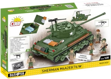 COBI 3118 Sherman M4A2E8 (76)W – Der legendäre „Easy Eight“ als Klemmbausteinmodell