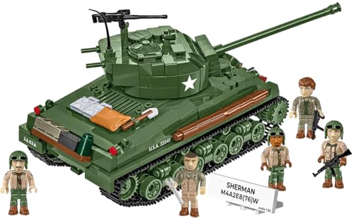 COBI 3118 Sherman M4A2E8 (76)W – Der legendäre „Easy Eight“ als Klemmbausteinmodell