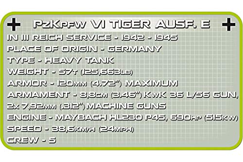 COBI-2538 PzKpfw VI Tiger AUSF. E