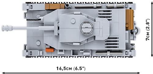 COBI 2714 Panzer IV Ausf.G Länge Breite