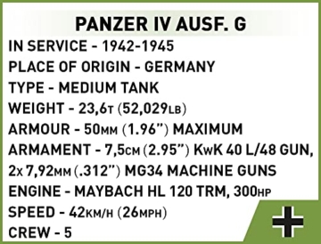 COBI 2714 Panzer IV Ausf.G