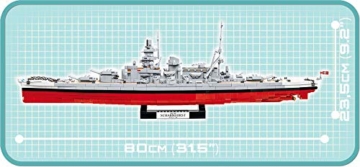 COBI 4818 Schlachtschiff Scharnhorst höhe