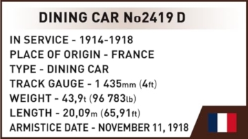 COBI Compiègne Wagon (Wagon de l'Armistice) 1918 - 11