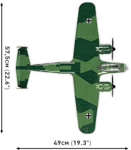 COBI 5754 Dornier Do 17Z 2 Kampfflugzeug Maße
