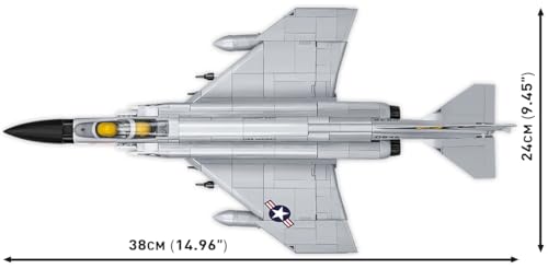 COBI F-4 Phantom II (5897) – Überschall-Kampfflugzeug Länge