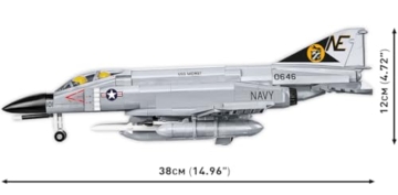 COBI F-4 Phantom II (5897) – Überschall-Kampfflugzeug Höhe