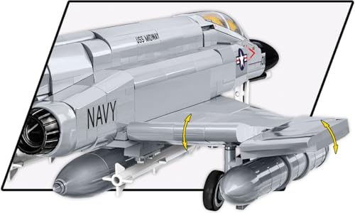 COBI F-4 Phantom II (5897) – Überschall-Kampfflugzeug Raketen