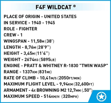COBI 5731 F4F Wildcat - Northrop Grumman