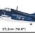 COBI 5731 F4F Wildcat - Northrop Grumman Maße