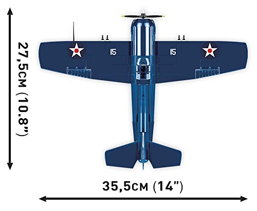 COBI 5731 F4F Wildcat - Northrop Grumman Flügelspannweite