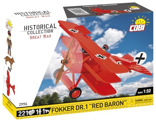 COBI Fokker Dr. I „Red Baron“ (Set 2996) Box