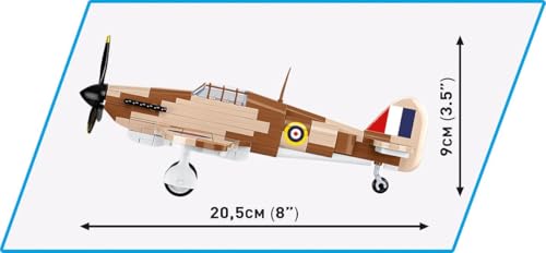 COBI Hawker Hurricane Mk.I (Set 5866) Maße