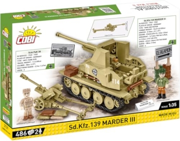 COBI Historische Sammlung WWII Sd.Kfz 139 Marder III Jagdpanzer - 12