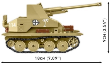COBI Historische Sammlung WWII Sd.Kfz 139 Marder III Jagdpanzer - 3