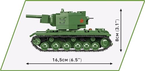 COBI KV-2 (COBI-2731) – Der sowjetische Panzer Maße