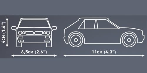 COBI Lancia Delta HF (1987) – Rallye-Ikone Maße