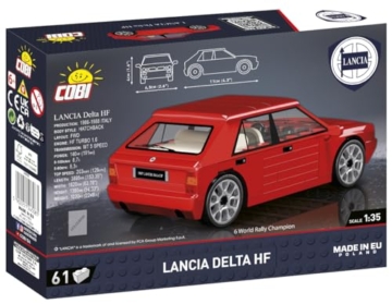 COBI Lancia Delta HF (1987) – Rallye-Ikone Box Rückseite