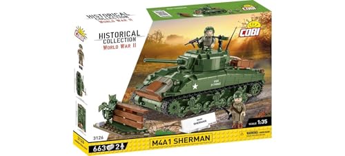 COBI M4A1 Sherman – Amerikanischer Panzer des 2. Weltkrieg (COBI-3126)