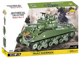 COBI M4A3 Sherman Amerikanischer Panzer im Maßstab 1:28 (COBI-2570)