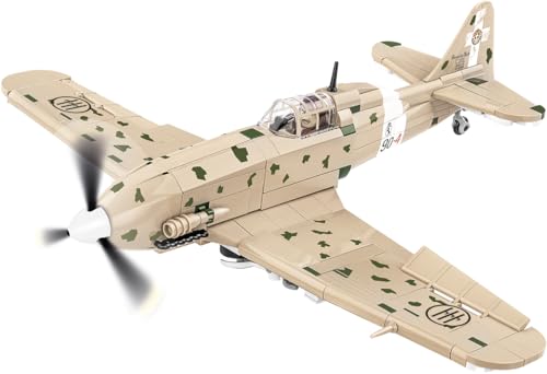 COBI Macchi MC.202 Folgore, 10.4 inches, Neutrale Farben (Grau, Braun, Grün), Dunkelgrün - 2
