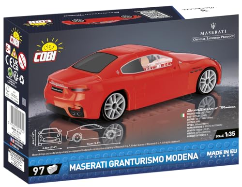 COBI Maserati Granturismo Modena, Red, 1:35 - 3