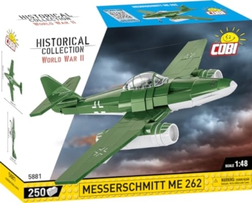 COBI Messerschmitt Me 262 (5881) – Legendäres deutsches Düsenflugzeug Box