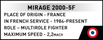 COBI Mirage 2000-5F Armed Forces Bausteine Set 494 Teile Kampfjet Modell Maßstab 1:48 Spielzeug ab 8 Jahren - 12