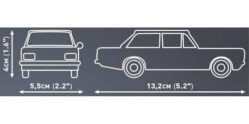 COBI Opel Rekord C Schwarze Witwe Maße