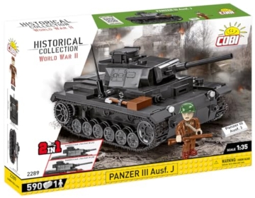 COBI Panzer III Ausf. J (2289) WWII-Klassiker Box