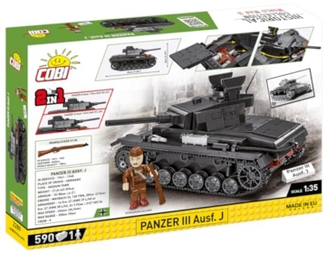 COBI Panzer III Ausf. J (2289) WWII-Klassiker