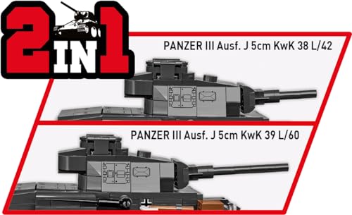 COBI Panzer III Ausf. J (2289) WWII-Klassiker