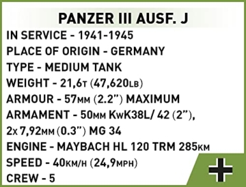 COBI Panzer III AUSF.J - 6