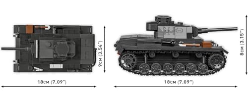 COBI Panzer III Ausf. J (2289) WWII-Klassiker