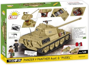 COBI Panzer V Panther Ausf.G „Pudel“ (COBI-2655) Set