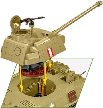 COBI Panzer V Panther Ausf.G „Pudel“ (COBI-2655) Kanone